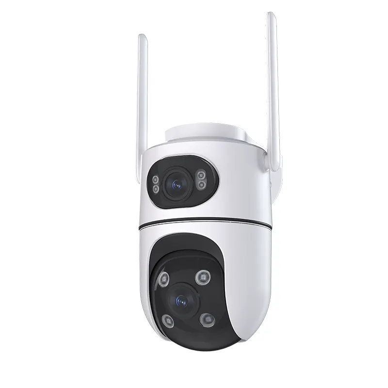 Ip Camera 6MP ICSee Dual Lens Indoor Security IP Camera 360 Remote Access Night Vision CCTV Cameractric Scissors Plastic Case Set