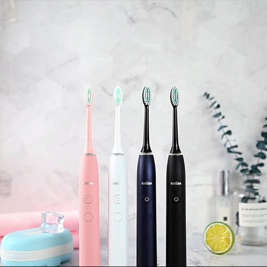 sonic electric toothbrush C-type rechargeable toothbrush adult electronic electric toothbrush set whitening toothbrush