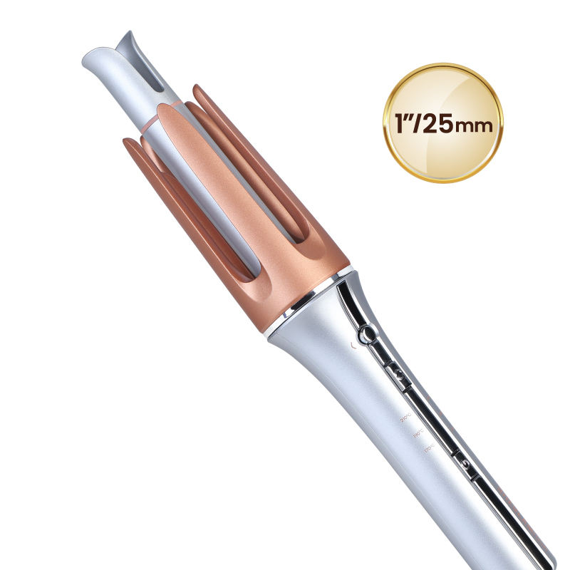 Professional 25mm Automatic Curling Iron PTC Ceramic Deep Wave Curl Self-Rotating Curling Iron