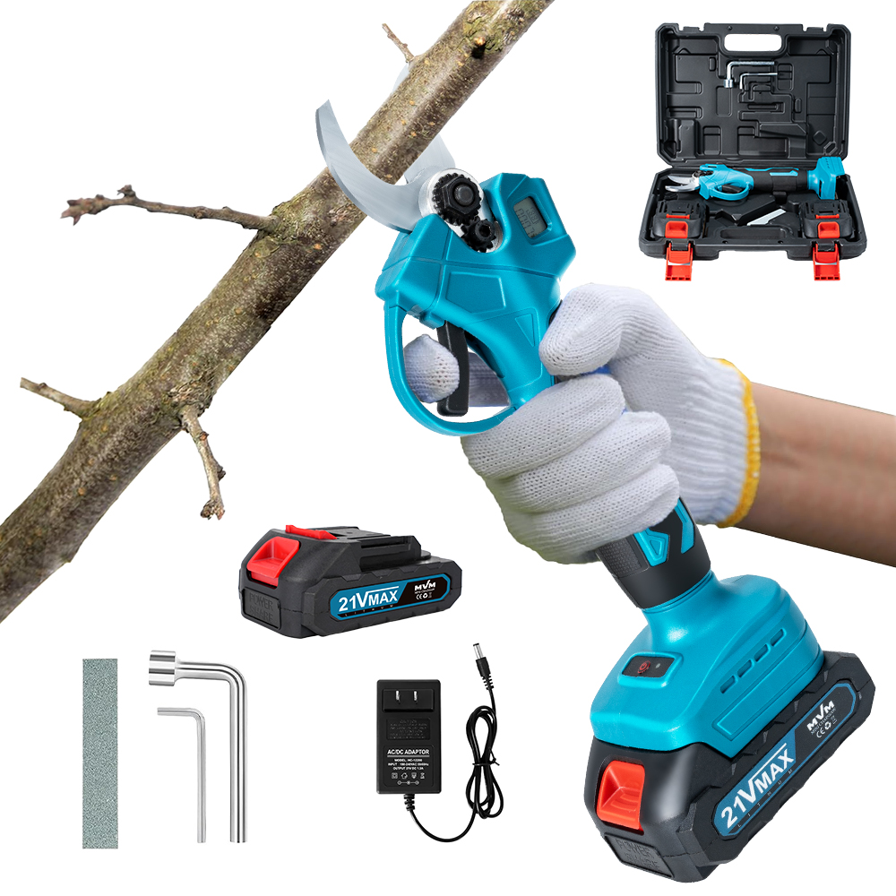 Electric pruning shears fruit tree shears rechargeable wireless gardening gardening special thick branch shears branch lithium battery shears
