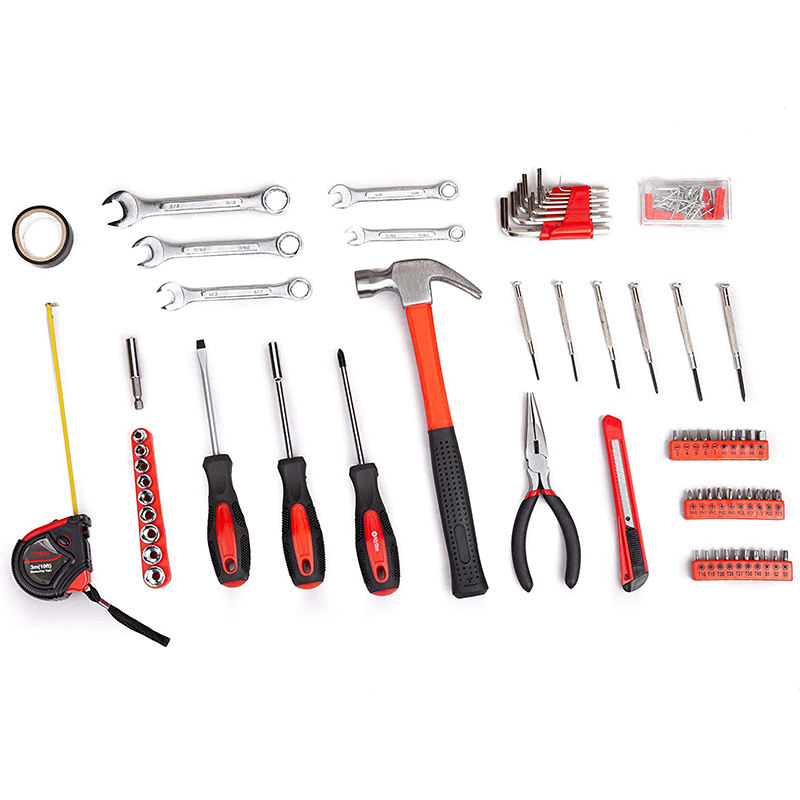 43-piece household hardware tool set universal mechanic set auto repair tool set multi-function tool bag