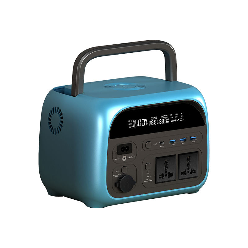 Portable solar power station lithium battery outdoor power pack wireless charging