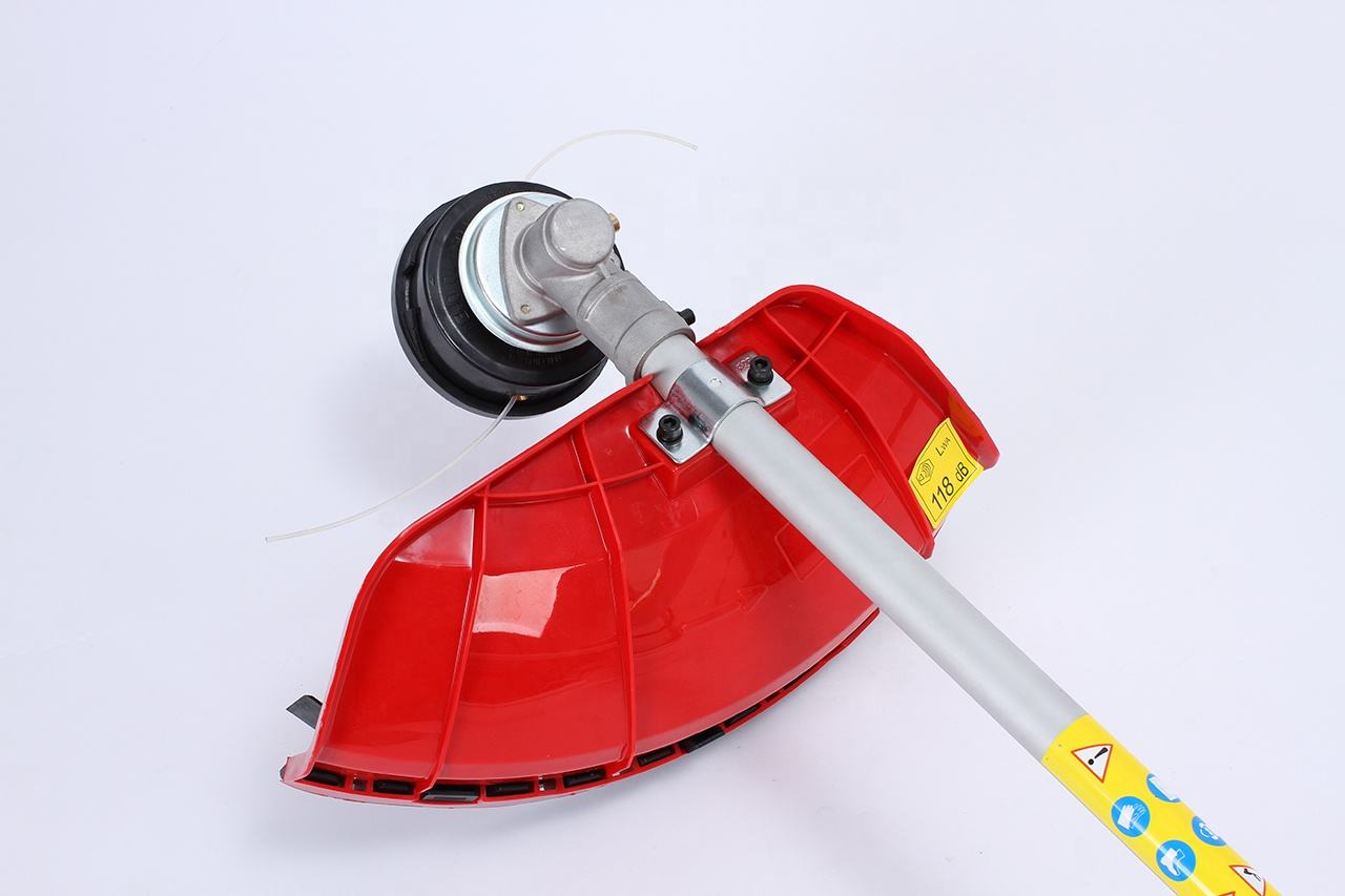 Two-stroke side-mounted gasoline brush cutter for land reclamation handheld portable weeding