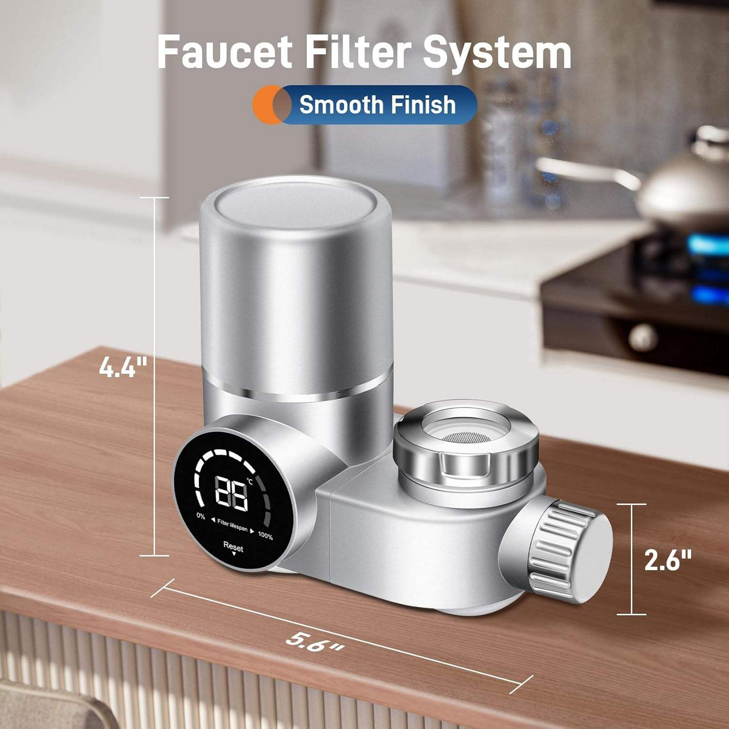 Household small smart faucet Uv kitchen water purifier faucet filter household faucet with ceramic filter