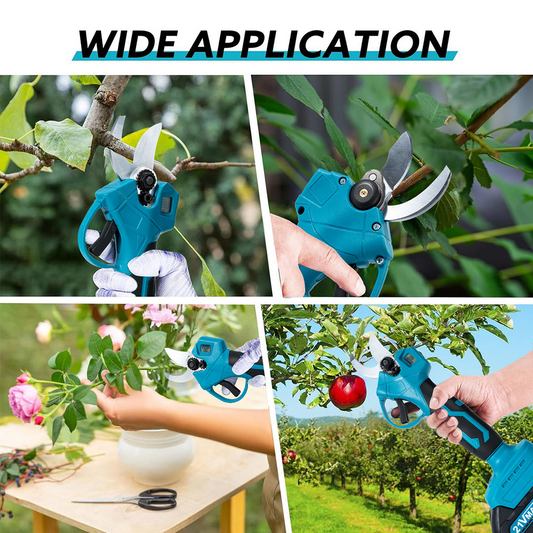 Electric pruning shears fruit tree shears rechargeable wireless gardening gardening special thick branch shears branch lithium battery shears