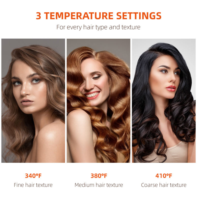 Professional 25mm Automatic Curling Iron PTC Ceramic Deep Wave Curl Self-Rotating Curling Iron