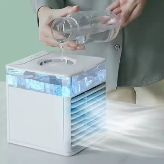 Mini Air Conditioner Fan Portable Air Purifier USB Rechargeable Fan Mini Air Cooler