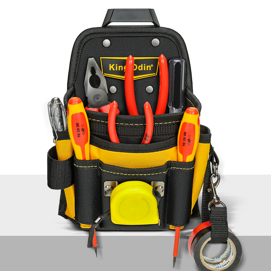 Multifunctional repair tool waist bag, clip-on technical system electrical tool bag, electrician waist bag