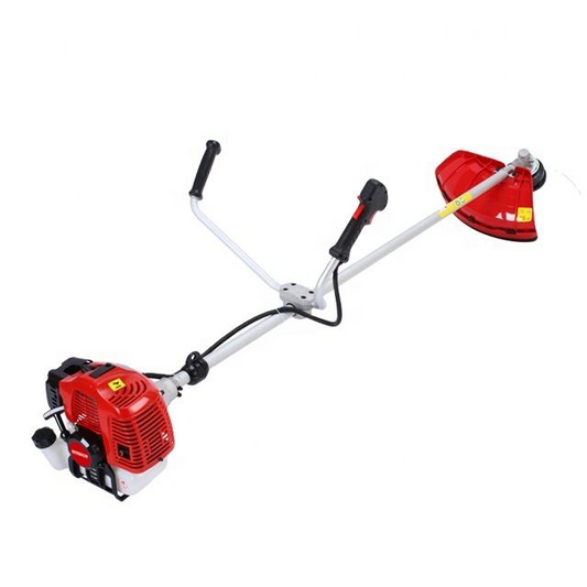 Two-stroke side-mounted gasoline brush cutter for land reclamation handheld portable weeding