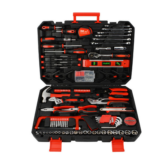 43-piece household hardware tool set universal mechanic set auto repair tool set multi-function tool bag