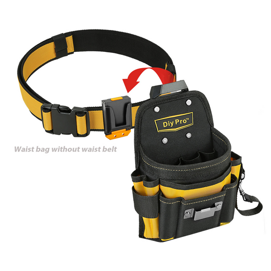 Multifunctional repair tool waist bag, clip-on technical system electrical tool bag, electrician waist bag