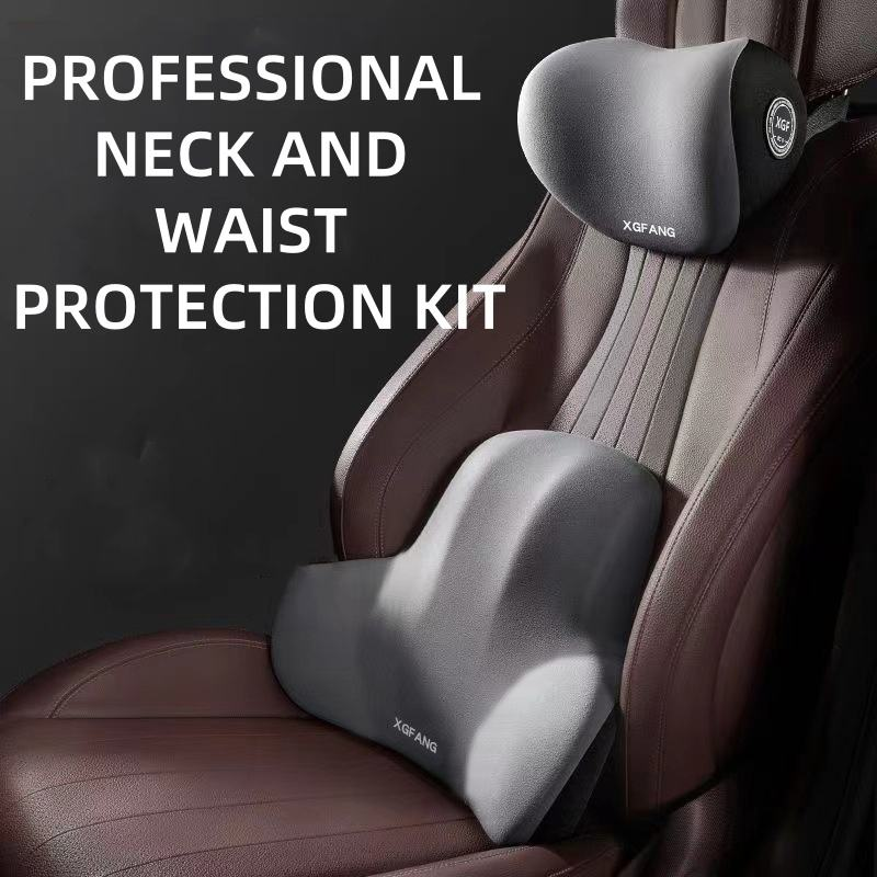 Car Headrest, Waist Support, Shoulder Pillow, Car Pillow, Car Height Pillow, Memory Cotton Waist Backrest Cushion