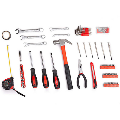 43-piece household hardware tool set universal mechanic set auto repair tool set multi-function tool bag