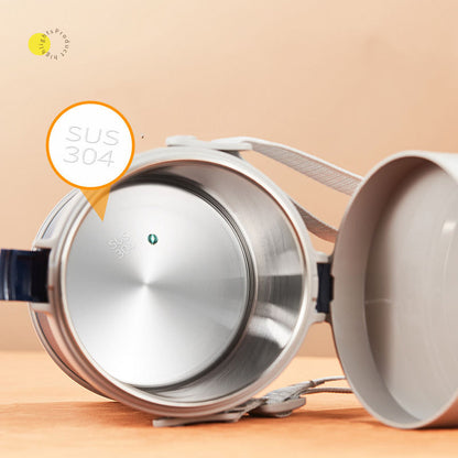 304 Stainless Steel Insulated Pot for Adults, Students, Office Workers, and Lunch Boxes (Multi-Layer)