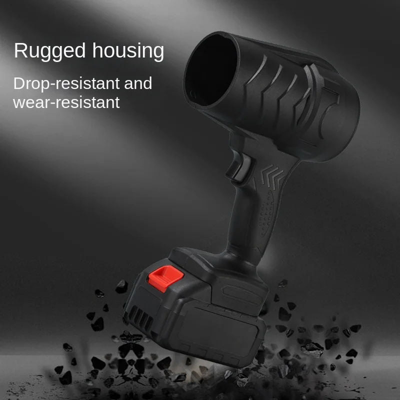 High-power brushless electric turbine blower jet fan car dryer, used for car washing, water removal, and dust removal.
