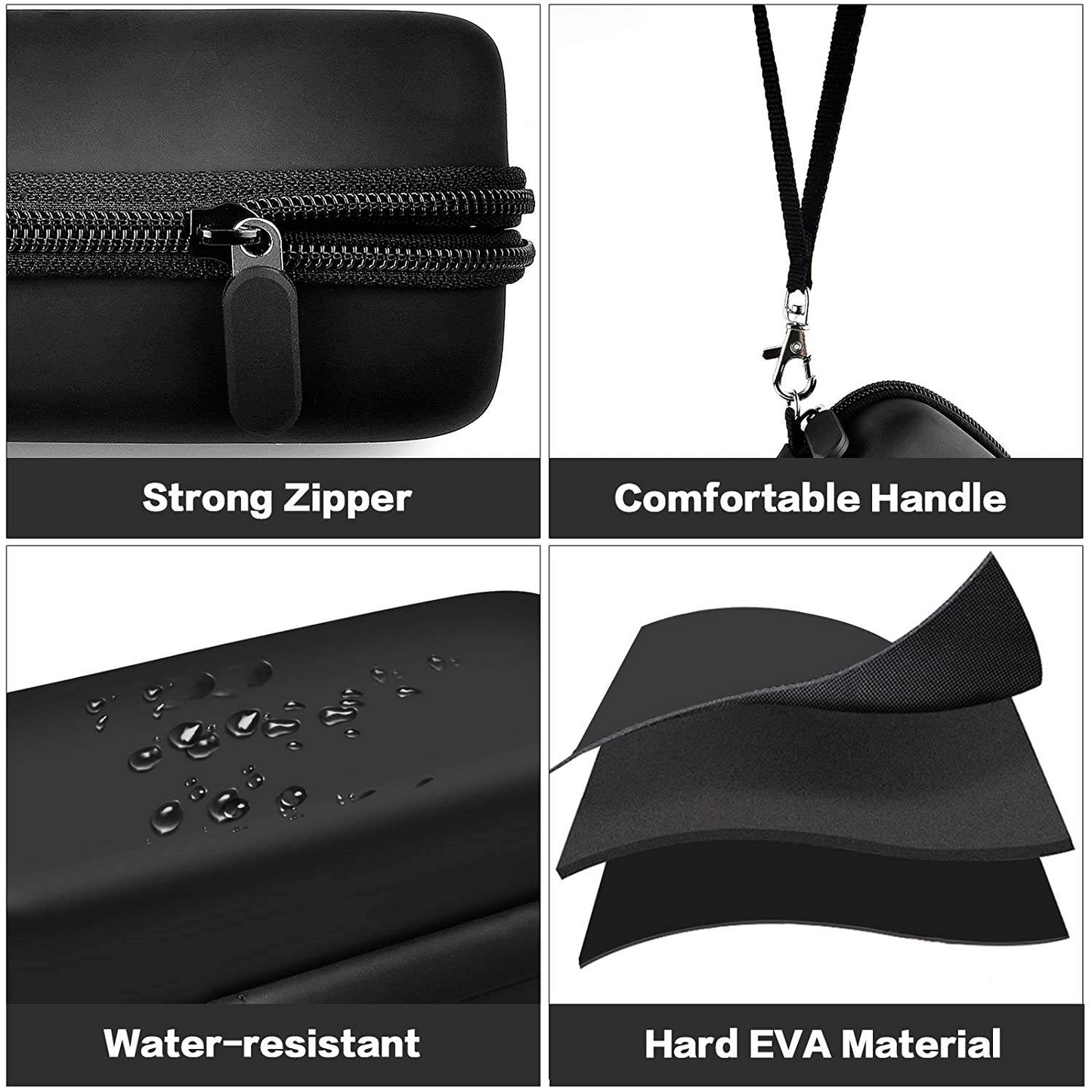 The hard shell of the Philips Norelco single blade trimmer shaver case and the travel organizer's handbag are Philips Norelco single blade trimmers
