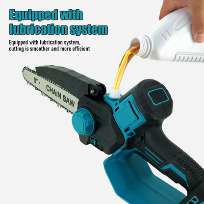 8-inch Brushless Left-Hand Rechargeable Cordless Electric Mini Chainsaw