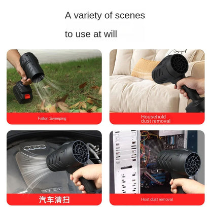 High-power brushless electric turbine blower jet fan car dryer, used for car washing, water removal, and dust removal.