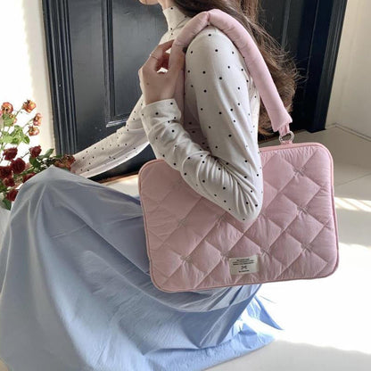 New INS-style shoulder bag, sweet and versatile laptop bag