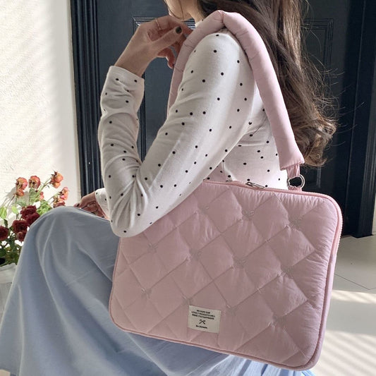 New INS-style shoulder bag, sweet and versatile laptop bag