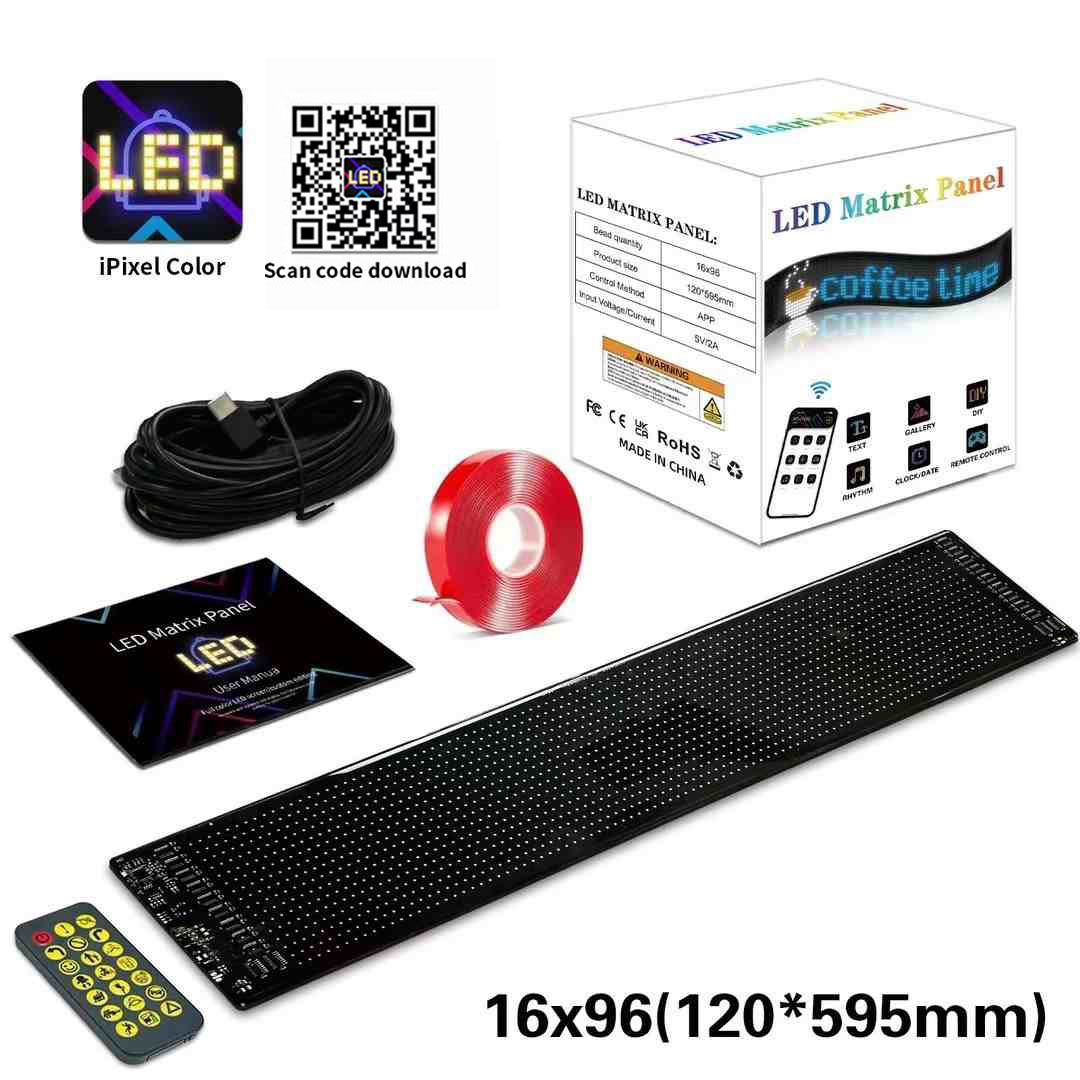 Truck Devil's Eye LED Lighting Soft Screen Car Truck Eye Light Bluetooth Dynamic LED Flexible Advertising Screen